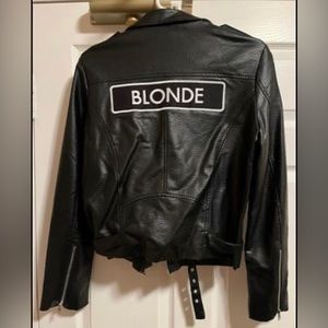 Brunette The Label Vegan Leather “Blonde” Jacket